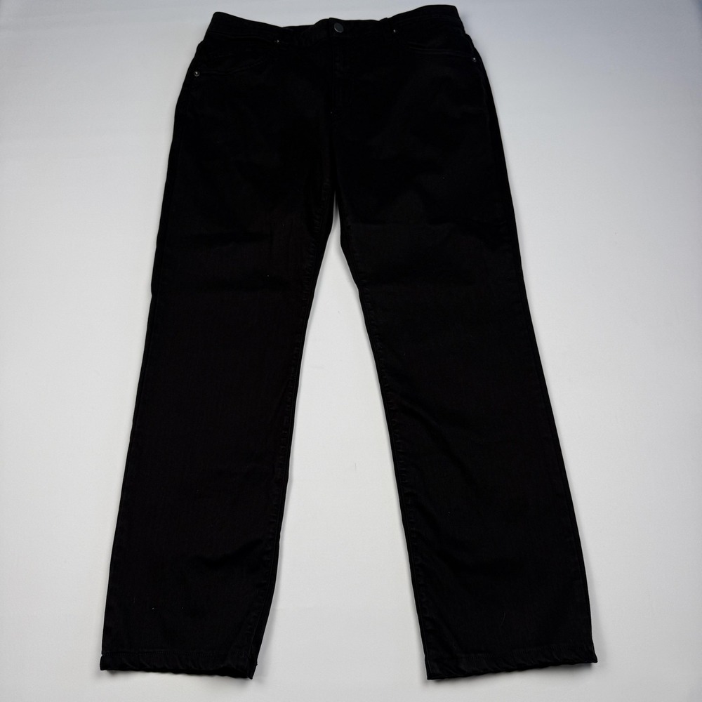 Aviator Jeans Mens 36x29 Black Straight Leg Stretch Denim 5 Pocket Made USA